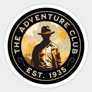 The Adventure Club - Est. 1935 - Jungle - Camping, Hiking, Adventure Sticker